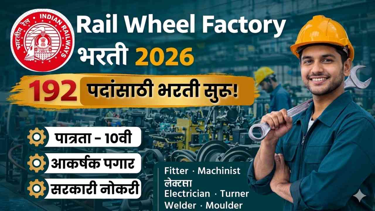 Rail Wheel Factory Bharti 2026