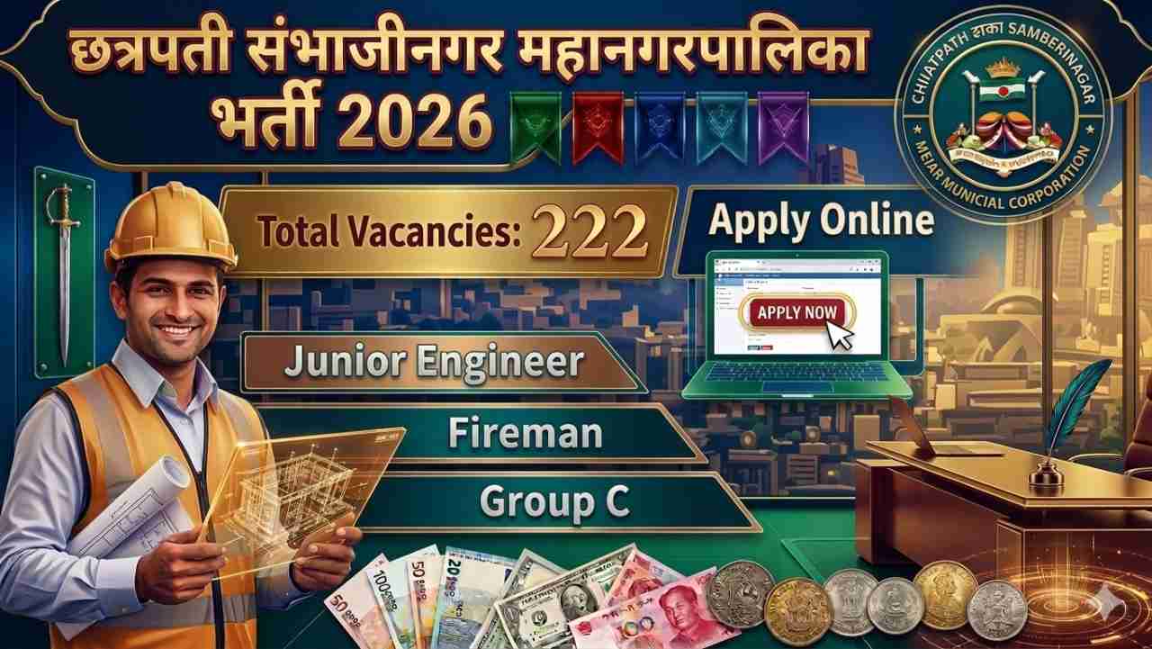 Chhatrapati Sambhajinagar Mahanagarpalika Bharti 2026