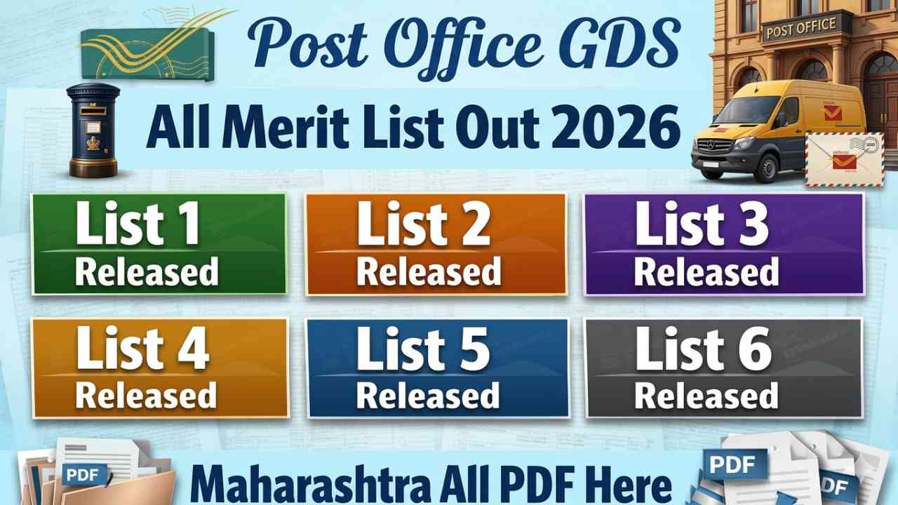 Post GDS All Merit List 2026