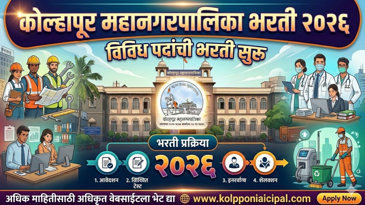 Kolhapur Mahanagarpalika Bharti 2026